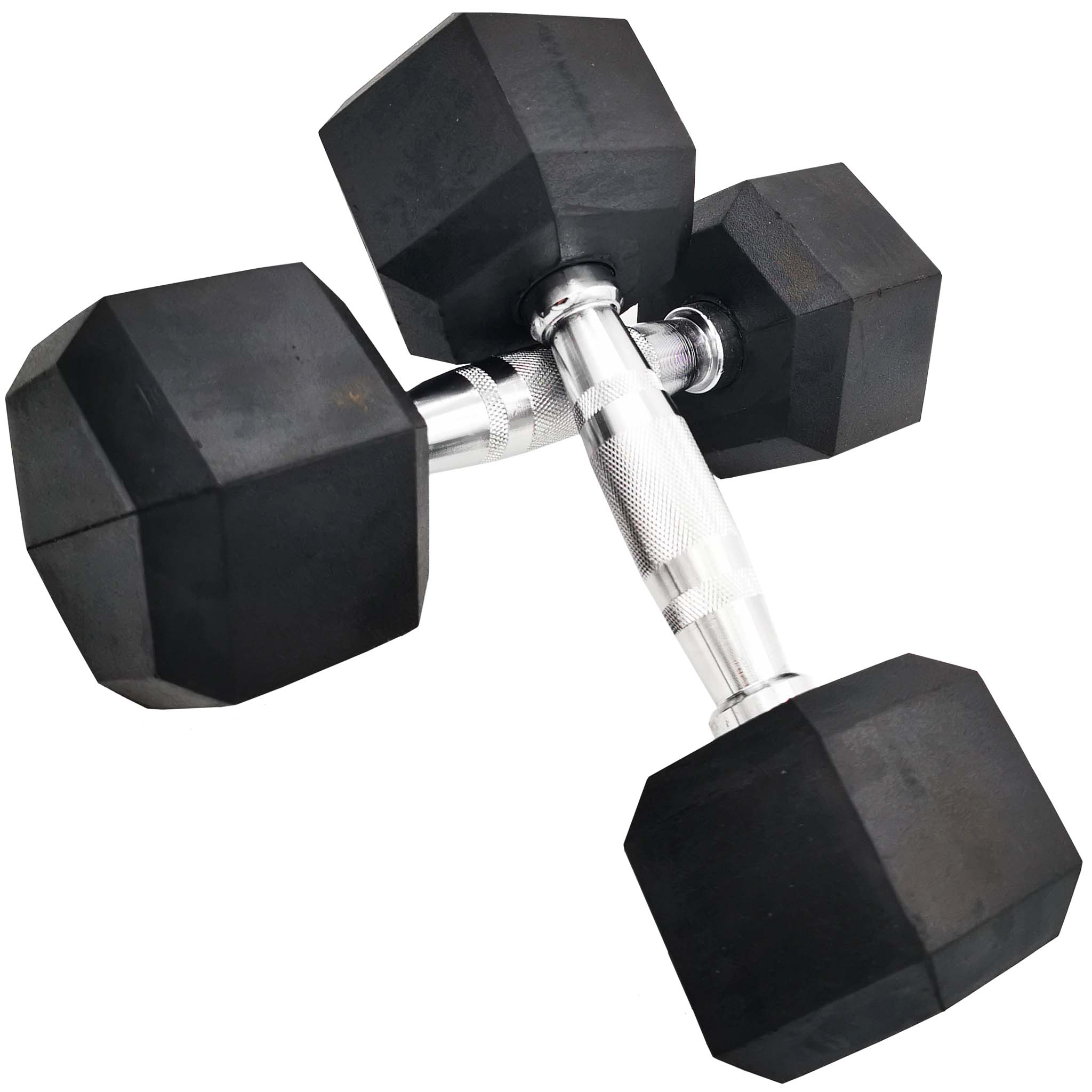 Rubber Hex Dumbbells 27.5kg Pairs | INSOURCE