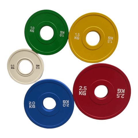 2kg Fractional Change Plates Rubber Weight Plates Pair | INSOURCE