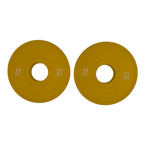 1.5kg Fractional Change Plates Rubber Weight Plates Pair | Fractional Change Plates | INSOURCE