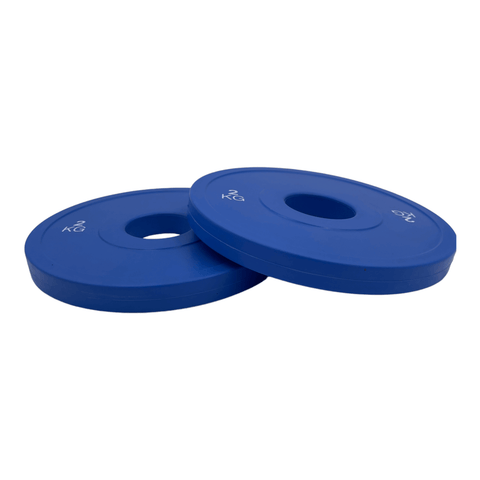 2kg Fractional Change Plates Rubber Weight Plates Pair | INSOURCE